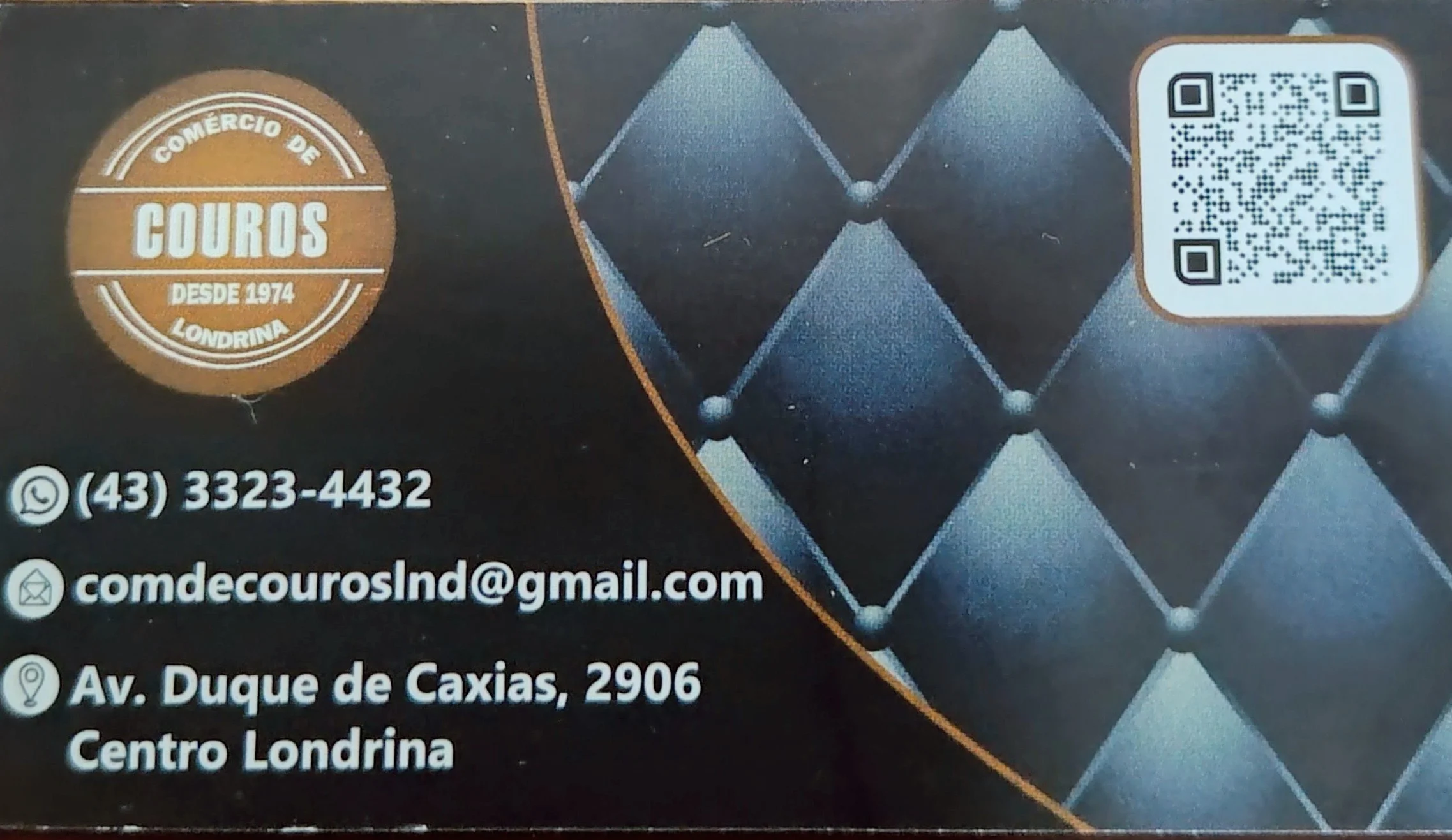 Logo Comércio de couros londrina