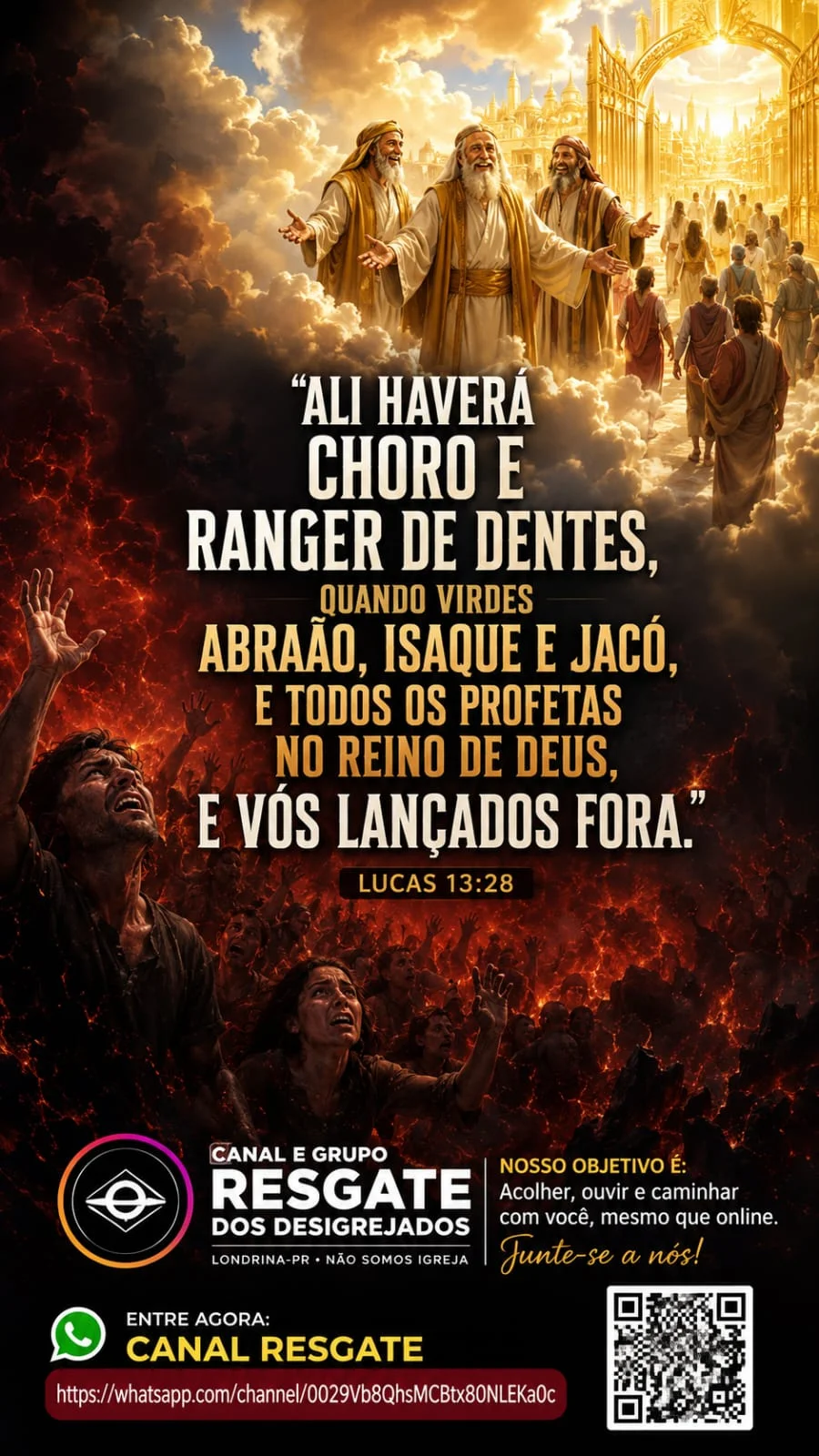 CANAL RESGATE  🔥REFLEXÃO🔥